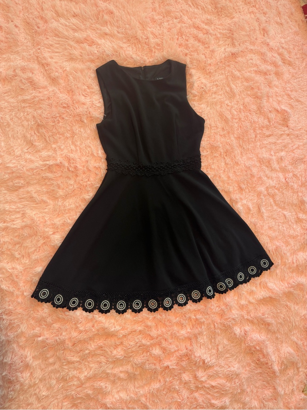 B.‎ Darlin Black Sleeveless Fit & Flare Dress